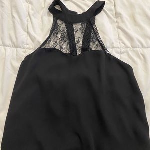 Black lace top